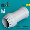 RESKIT RSU32-0203 F-35 (A, С) Lightning II exhaust nozzle for Italeri kit (3D Printed) (1/32)